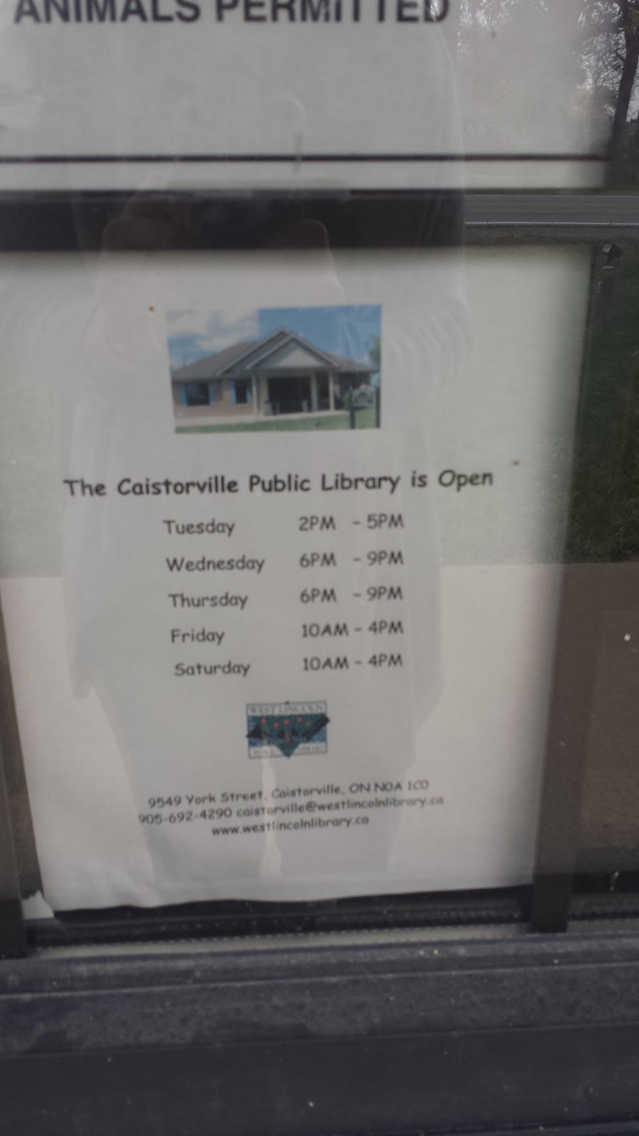 West Lincoln Public Library - Caistorville branch | 9549 York Rd, Canfield, ON N0A 1C0, Canada | Phone: (905) 692-4290