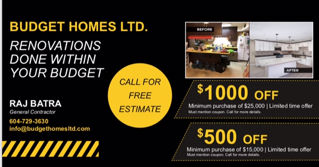 Budget Home Builders | 317 Lawrence St, New Westminster, BC V3M 5L3, Canada | Phone: (604) 729-3630