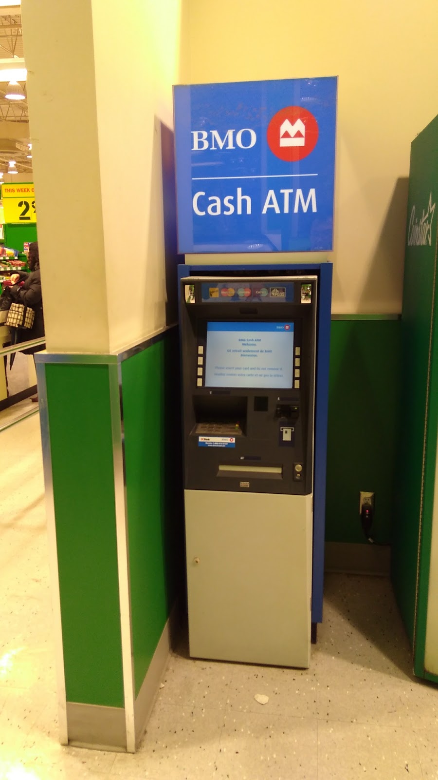 BMO Cash ATM | Inside: Food Basics., 1070 Major Mackenzie Dr E, Richmond Hill, ON L4S 1P3, Canada