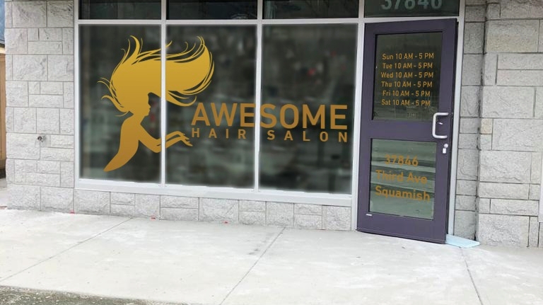 Awesome Hair Salon | 37846 3 Ave, Squamish, BC V8B 1B9, Canada | Phone: (604) 390-3911