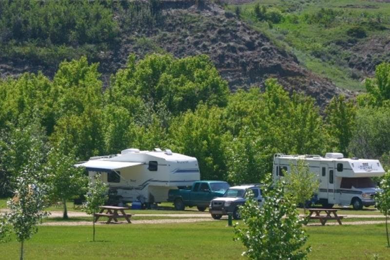 The Hoodoo RV Resort & Campground | 5075 AB-10, Drumheller, AB T0J 0Y4, Canada | Phone: (403) 823-2790