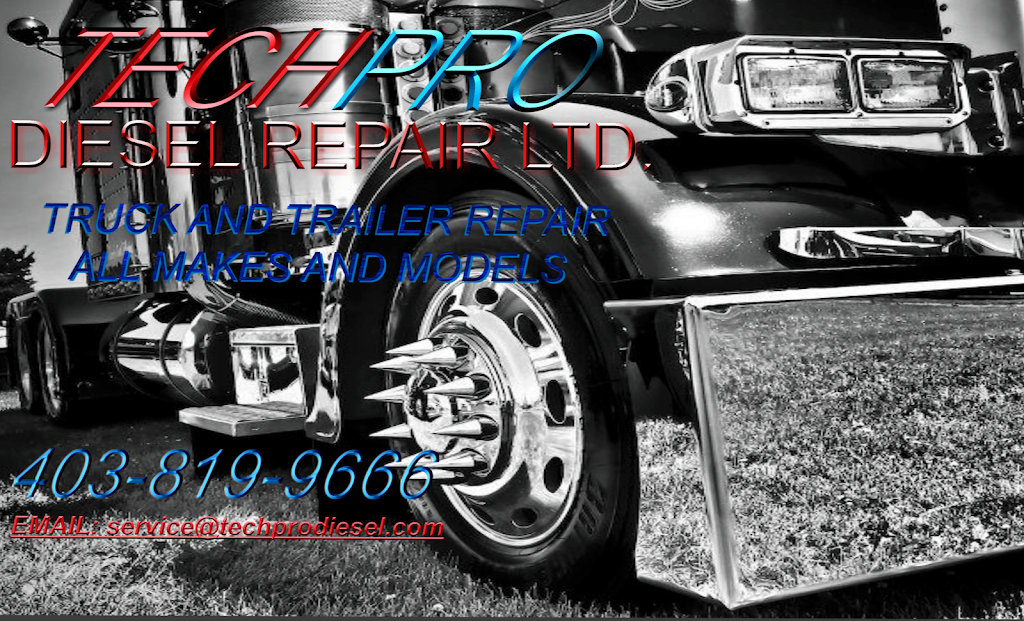 TECHPRO Diesel Repair Ltd. | 48223 338 Ave E, Okotoks, AB T1S 1B2, Canada | Phone: (403) 819-9666