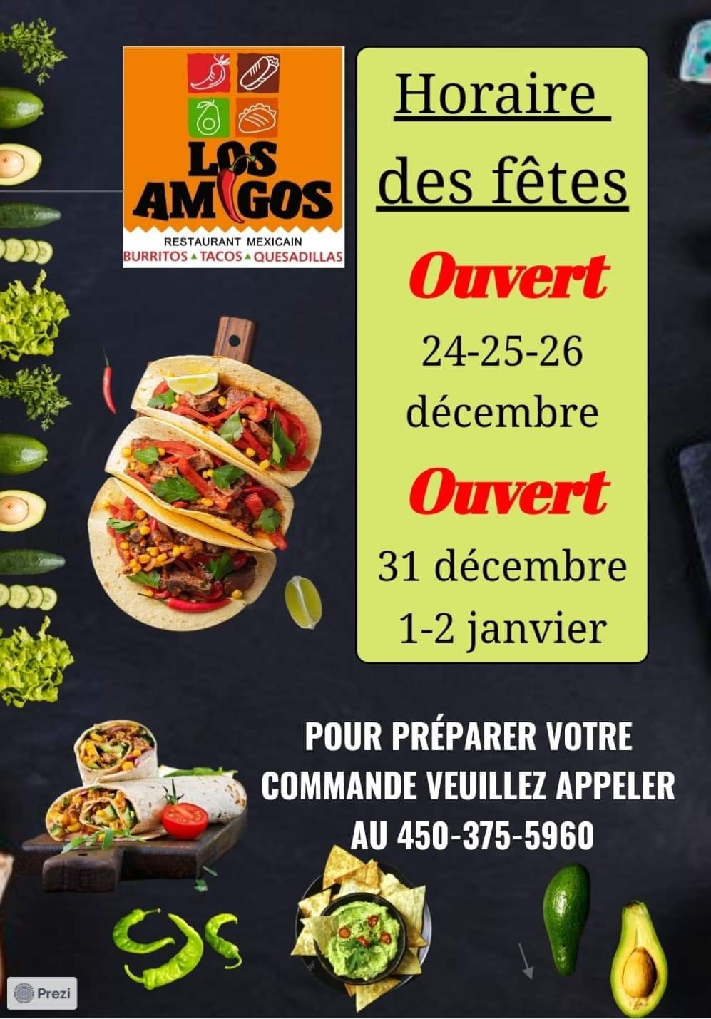 Los Amigos | 800 Rue Principale, Granby, QC J2G 2Y8, Canada | Phone: (450) 375-5960