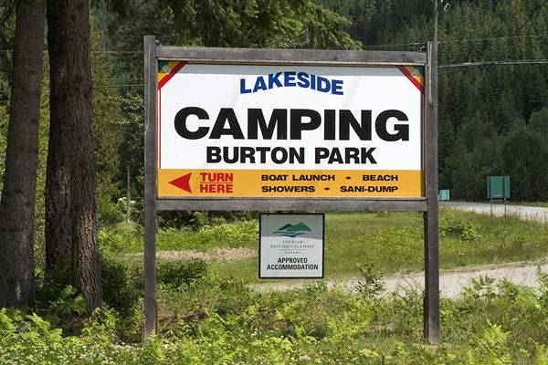 Burton Historical Park Campground | 145 Lakeview Park Rd, Burton, BC V0G 1E0, Canada | Phone: (844) 265-4885