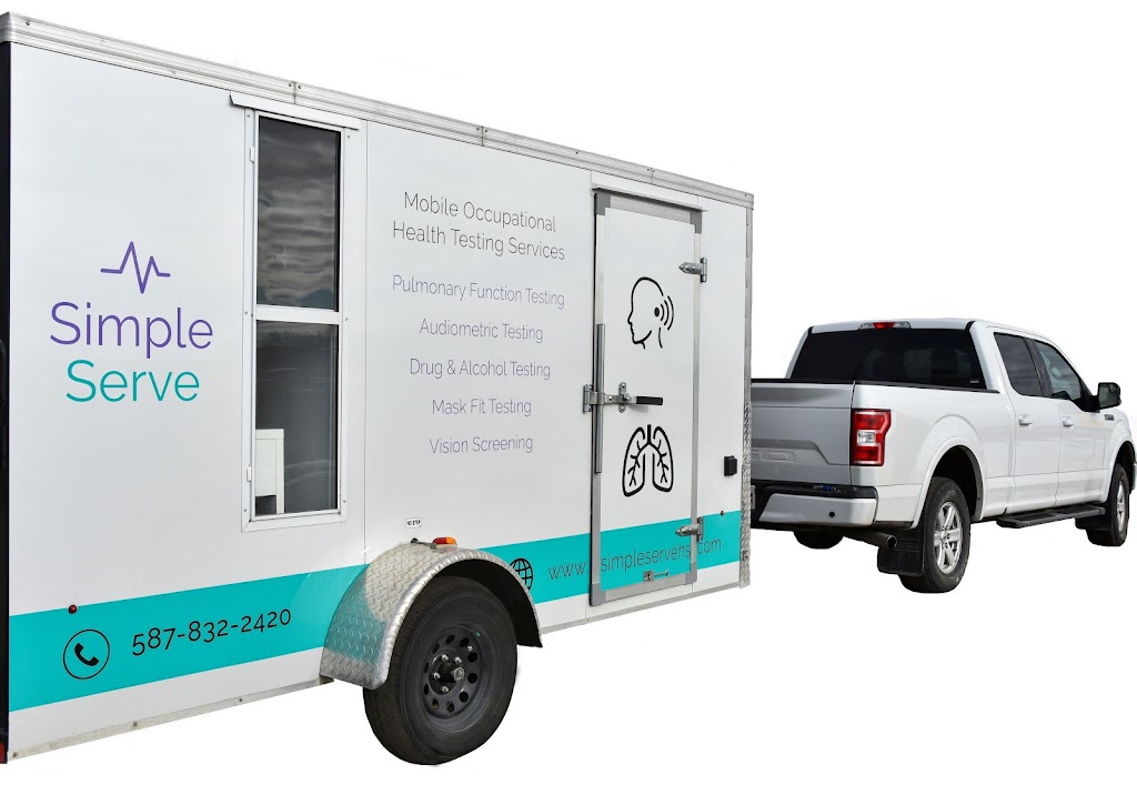 Simple Serve Mobile Occupational Health Services - Rural Alberta | 310 300 Southridge Pl, Didsbury, AB T0M 0W0, Canada | Phone: (587) 832-2420