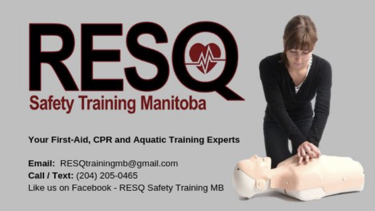 RESQ Safety Training Manitoba | Box 1443, Beausejour, MB R0E 0C0, Canada | Phone: (204) 205-0465