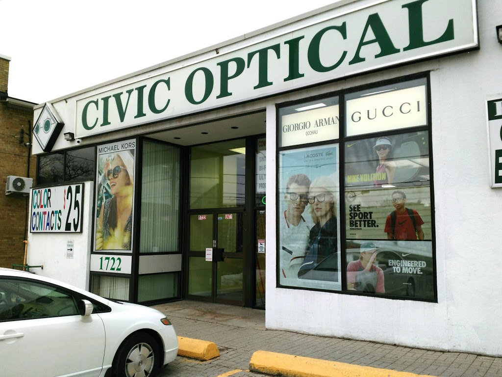 Civic Optical | 1722 Lawrence Ave E, Scarborough, ON M1R 2Y1, Canada | Phone: (416) 750-2044