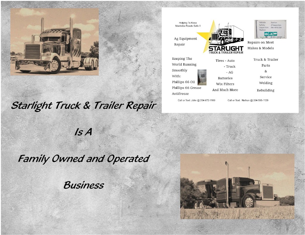 Starlight Truck & Trailer Repair | Road 61W, Austin, MB R0H 0C0, Canada | Phone: (204) 872-1100