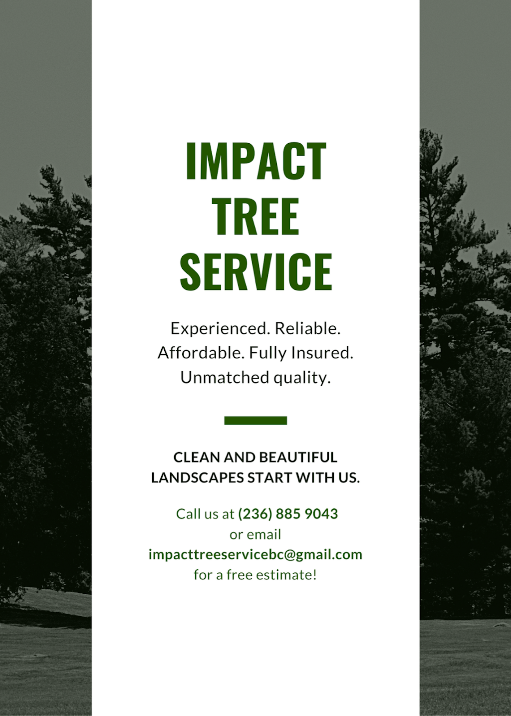 Impact Tree Service | #5640, West Vancouver, BC V7W 2N5, Canada | Phone: (236) 885-9043