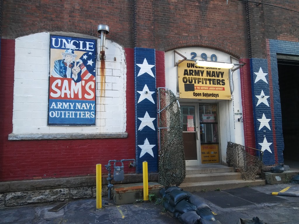 Uncle Sams Army Surplus Outlet | 1503 Seneca Street Corner, Seneca and, Bailey Ave of, Buffalo, NY 14210, USA | Phone: (716) 783-7667