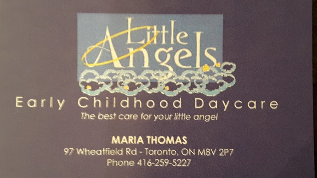 Little Angels Daycare | 97 Wheatfield Rd, Etobicoke, ON M8V 2P7, Canada | Phone: (416) 259-5227