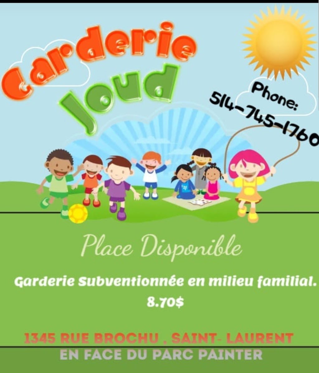 Garderie joud | 1345 Rue Brochu, Saint-Laurent, QC H4N 1V1, Canada | Phone: (514) 745-1760