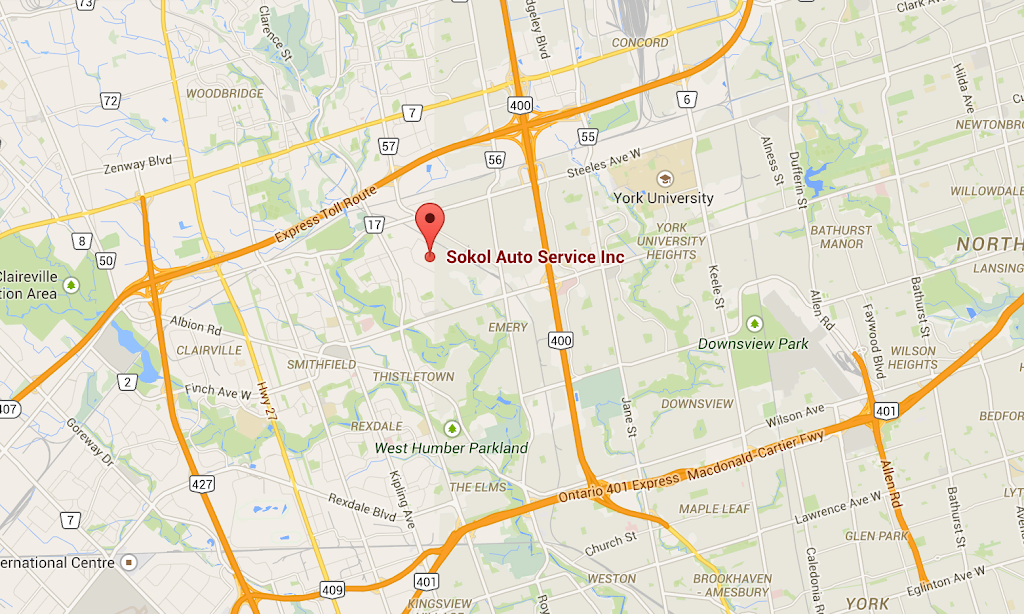 Sokol Auto Service Inc | 62 Millwick Dr, North York, ON M9L 1Y3, Canada | Phone: (416) 741-4915