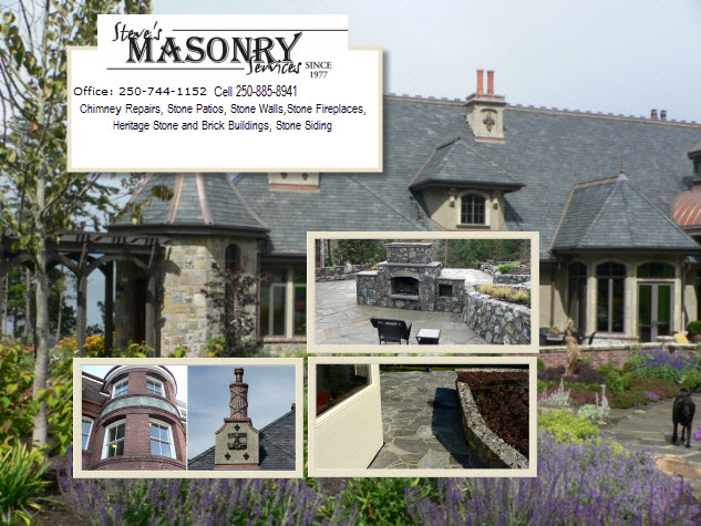 Steves Masonry Services Victoria - Chimney Repair, Stone Mason | 435 Montcalm Ave, Victoria, BC V8Z 4S7, Canada | Phone: (250) 885-8941