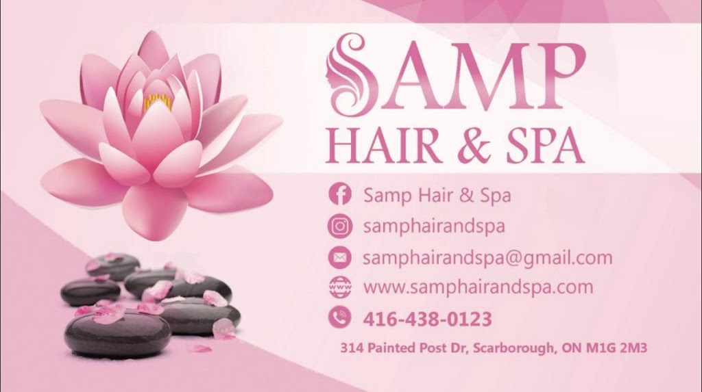 Samp Hair & Spa | 314 Painted Post Dr, Scarborough, ON M1G 2M3, Canada | Phone: (416) 438-0123
