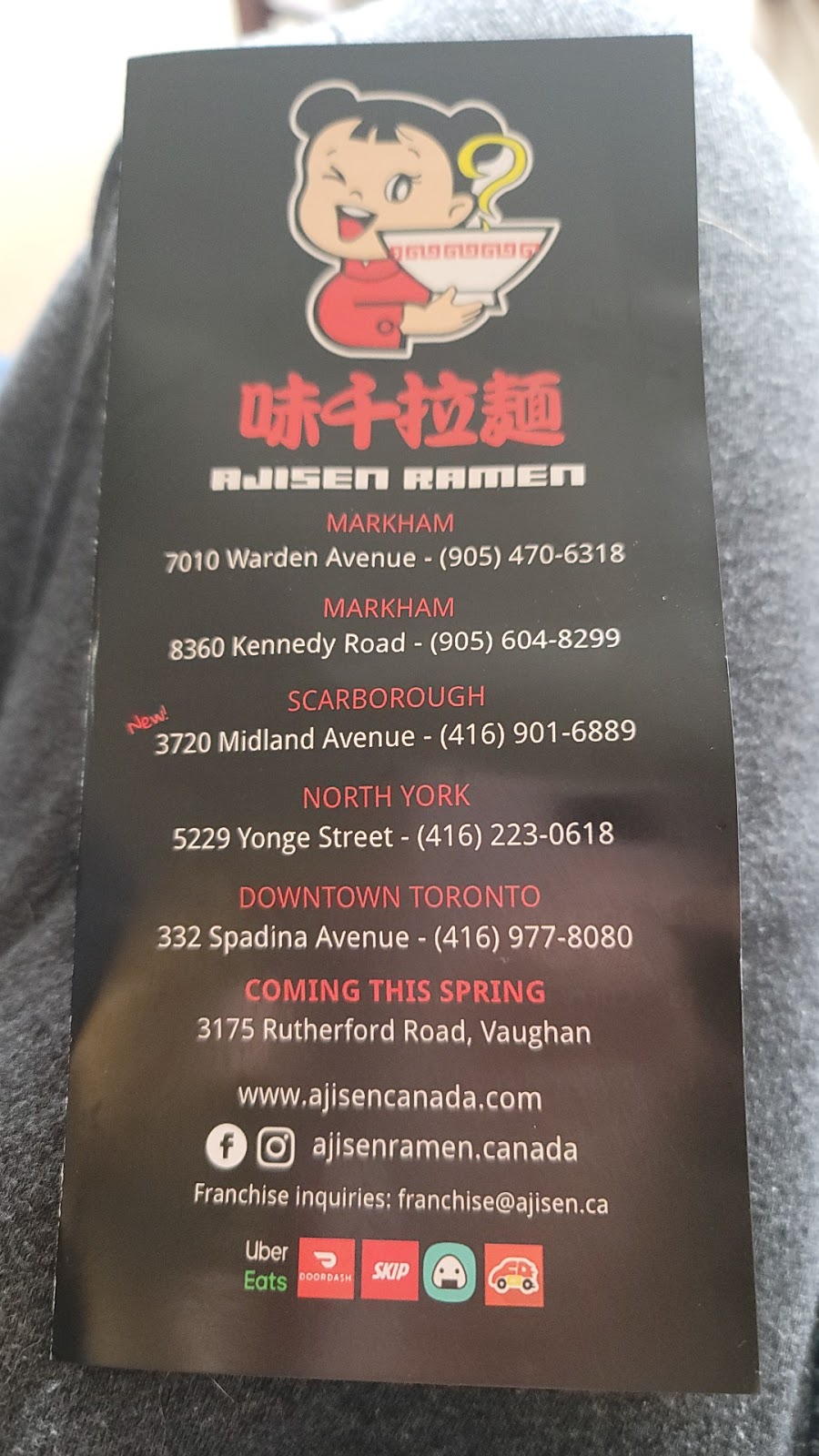 Ajisen Ramen (Scarborough) | 3720 Midland Ave, Scarborough, ON M1V 0G3, Canada | Phone: (416) 901-6889