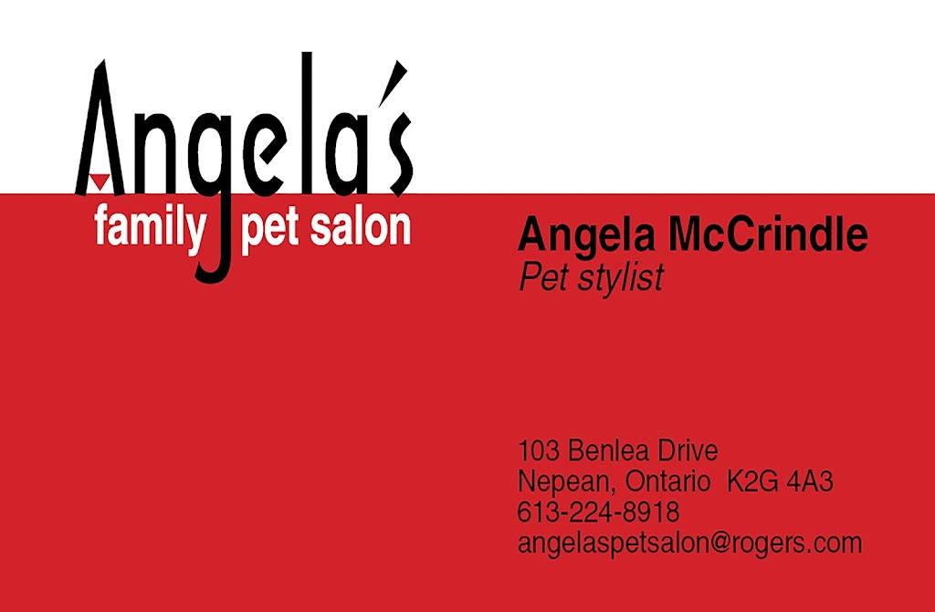 Angelas Family Pet Salon | 103 Benlea Dr, Nepean, ON K2G 4A3, Canada | Phone: (613) 224-8918