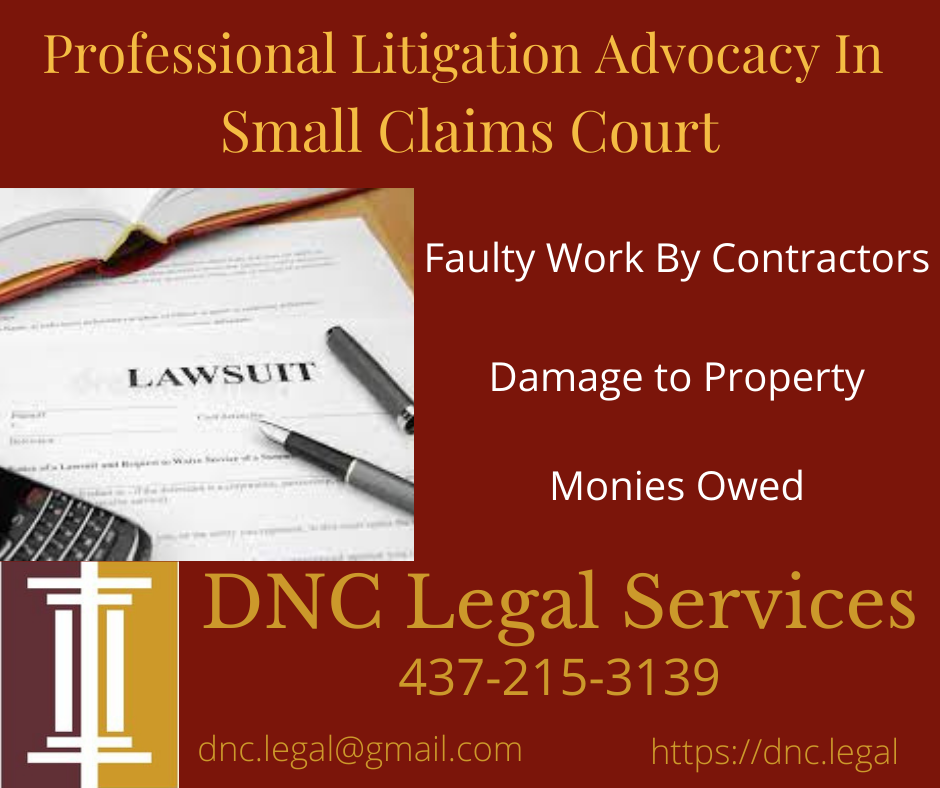 DNC Legal Services | Kings Point Plaza, Brampton, ON L6V 4J7, Canada | Phone: (437) 215-3139