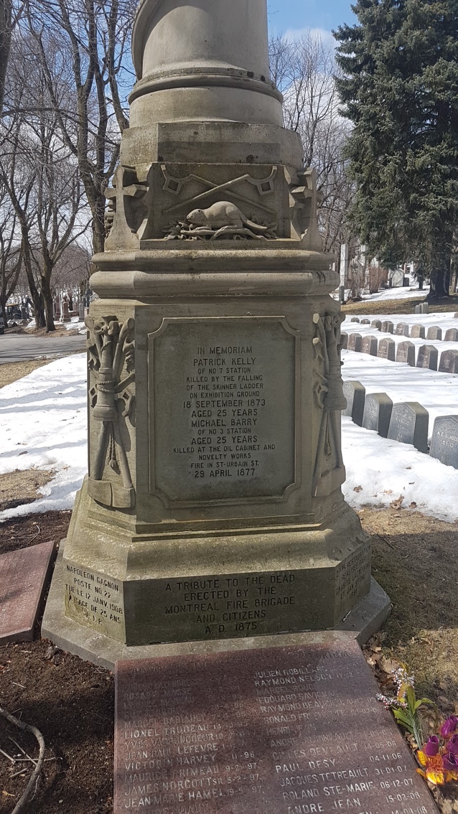 Cimetière des pompiers de Montréal | Montreal, QC H3H 1A1, Canada