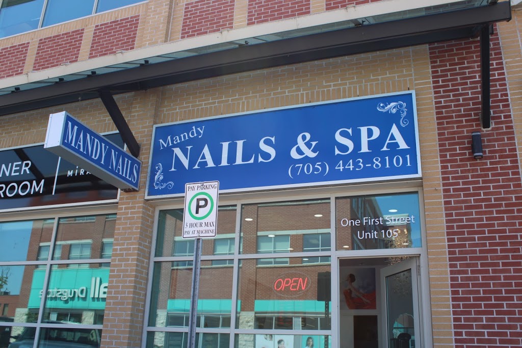 Mandy nails and Spa INC | 1 First St Unit 105, Collingwood, ON L9Y 1A1, Canada | Phone: (705) 443-8101