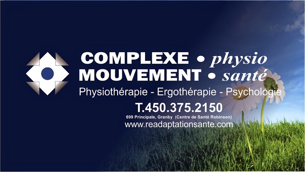 Complexe Physio Mouvement Santé | 699 Rue Principale, Granby, QC J2G 2Y3, Canada | Phone: (450) 375-2150