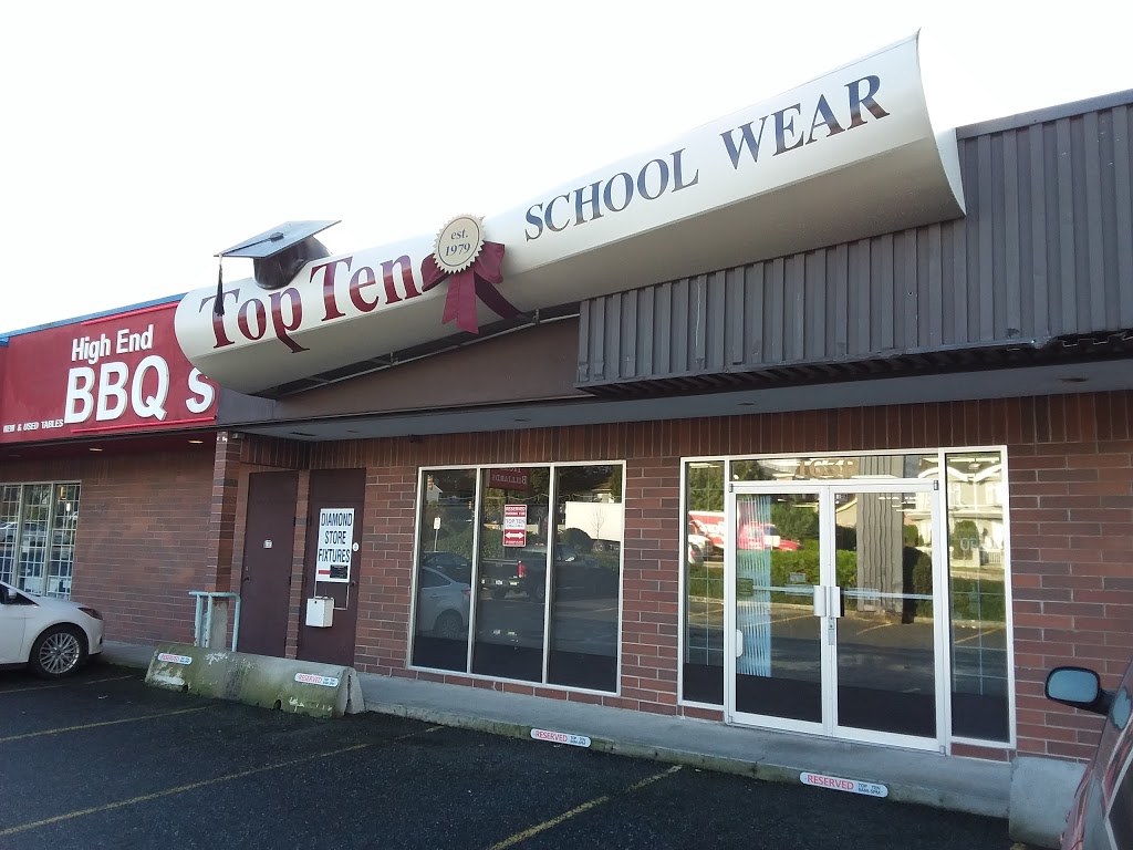 Top Ten School Wear | 1638 SE Marine Dr, Vancouver, BC V5P 2R6, Canada | Phone: (604) 322-1626