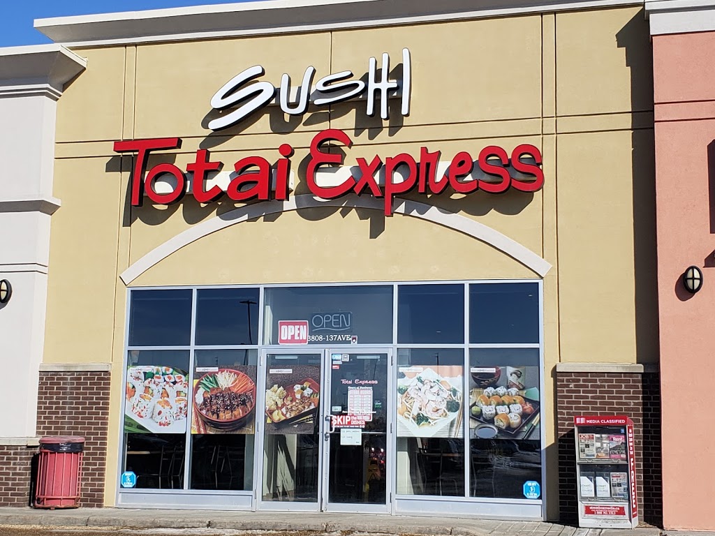 Totai Sushi Express | 3808 137 Ave NW, Edmonton, AB T5Y 3E7, Canada | Phone: (780) 478-6408