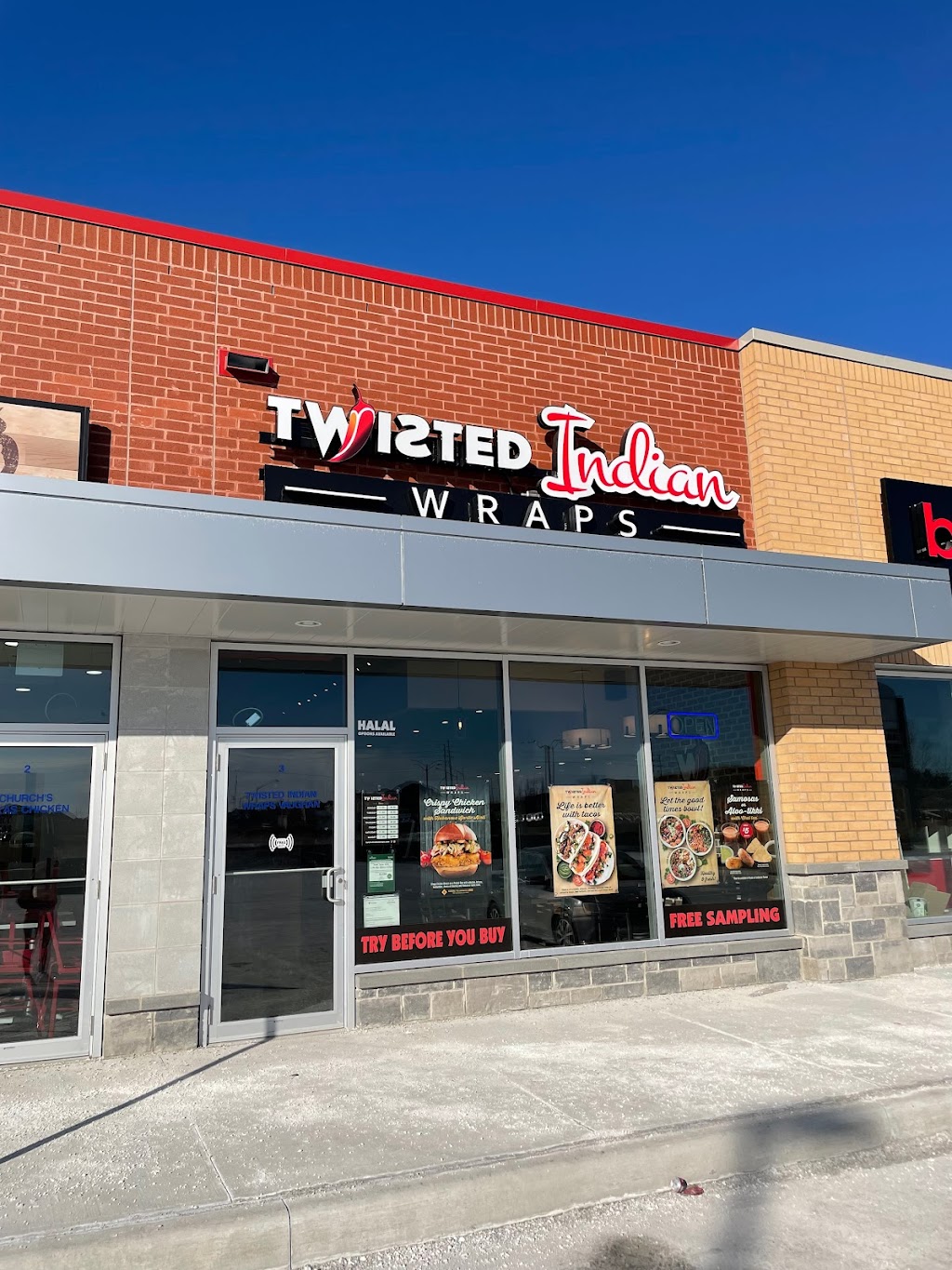 Twisted Indian Wraps Vaughan | 1840 Major MacKenzie Dr W Building F, Unit 3, Vaughan, ON L6A 4R9, Canada | Phone: (905) 303-3884