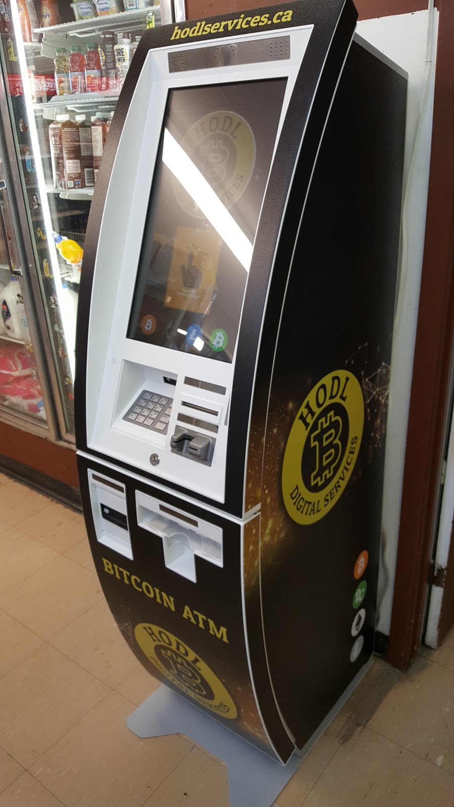 HODL Bitcoin ATM - Daisy Mart | 157 Bridge St W, Belleville, ON K8P 1J8, Canada | Phone: (416) 840-5444