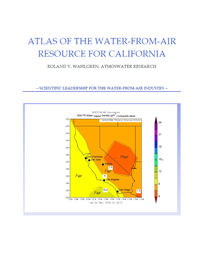 Atmoswater Research | 2116 Grand Blvd, North Vancouver, BC V7L 3Y7, Canada | Phone: (604) 985-3720