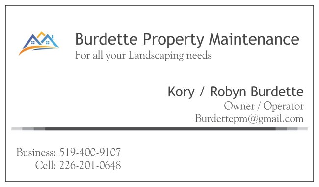 Burdette Property Maintenance | 10-493 Victoria Rd N, Guelph, ON N1E 5K1, Canada | Phone: (519) 400-9107