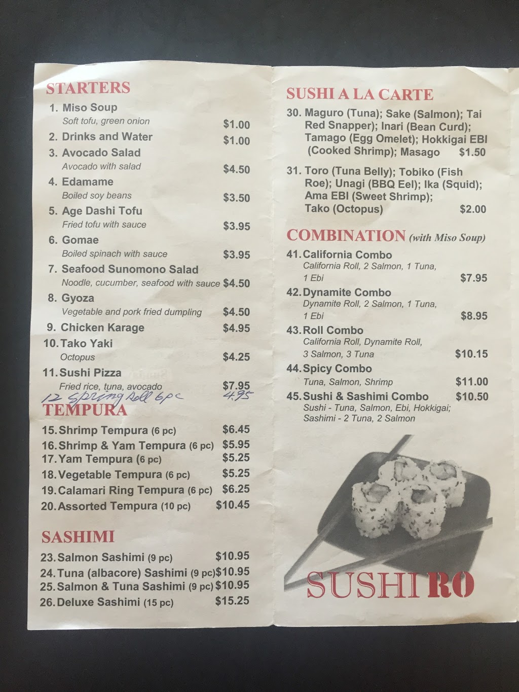 Sushi Ro | 6500 Roblin Blvd, Winnipeg, MB R3R 3P9, Canada | Phone: (204) 421-9120