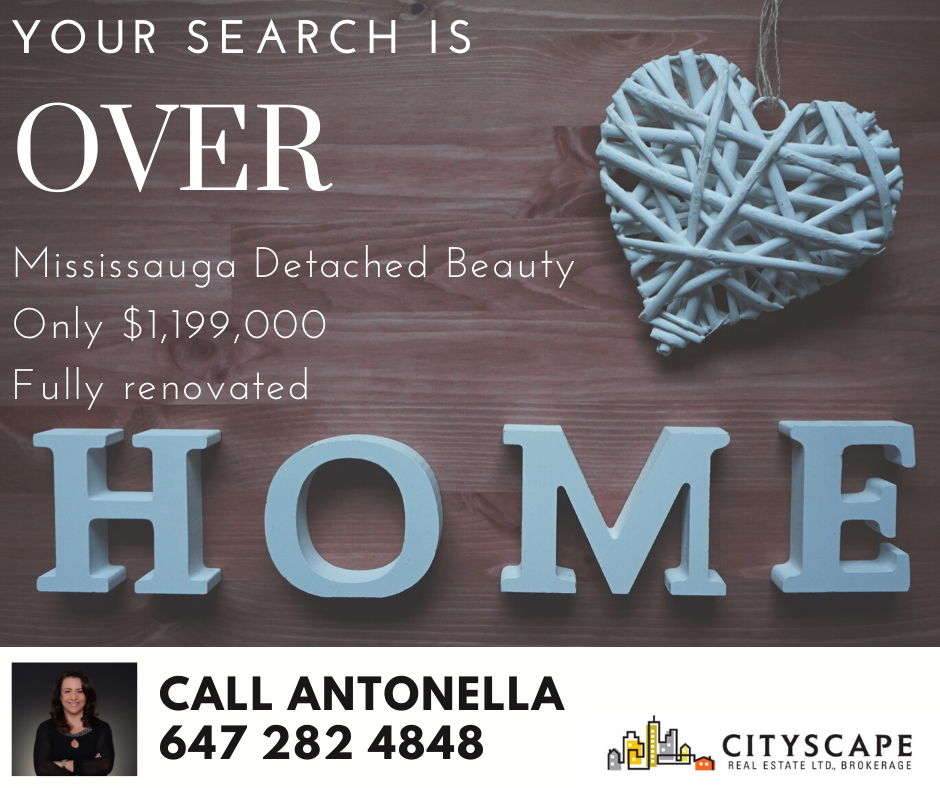 Antonella R Monte | Cityscape Real Estate LTD Brokerage, 885 Plymouth Dr, Mississauga, ON L5V 3E2, Canada | Phone: (647) 282-4848