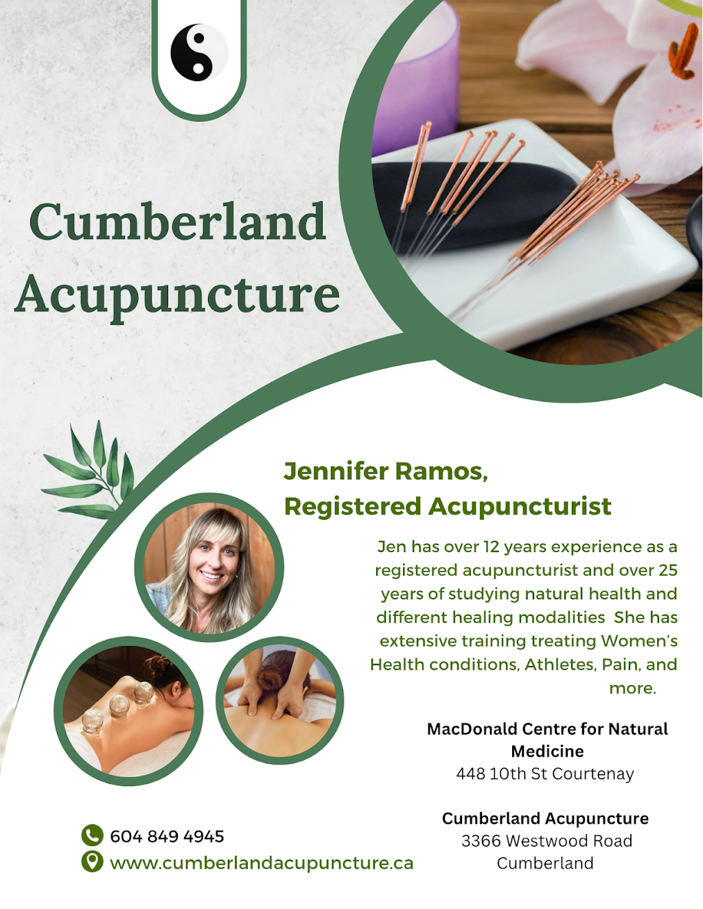 Cumberland Acupuncture | Box 314, 3366 Westwood Rd, Cumberland, BC V0R 1S0, Canada | Phone: (604) 849-4945
