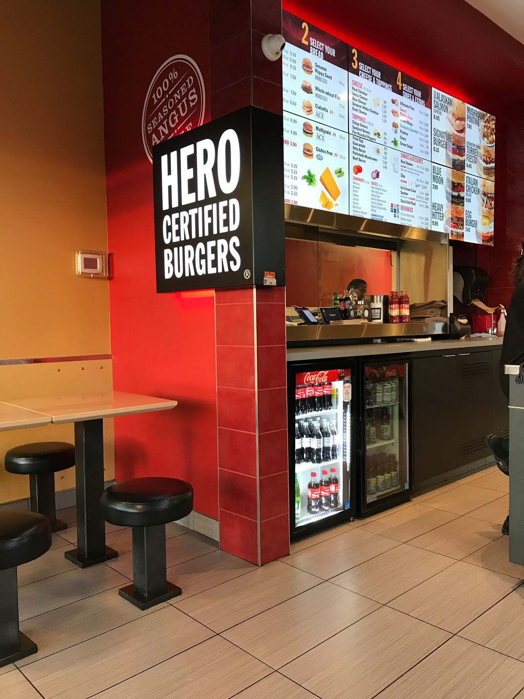 Hero Certified Burgers | 3737 Major MacKenzie Dr W #105c, Woodbridge, ON L4H 0A2, Canada | Phone: (905) 303-7144