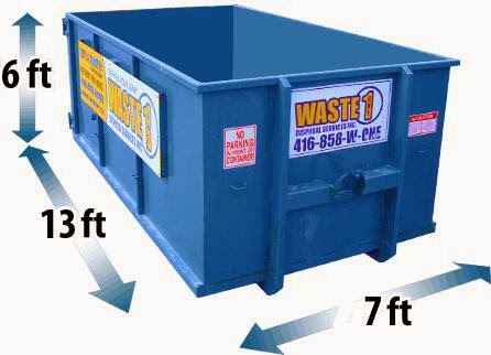 Waste 1 Disposal Services | 12201 Keele St, Maple, ON L6A 1S1, Canada | Phone: (416) 858-9663