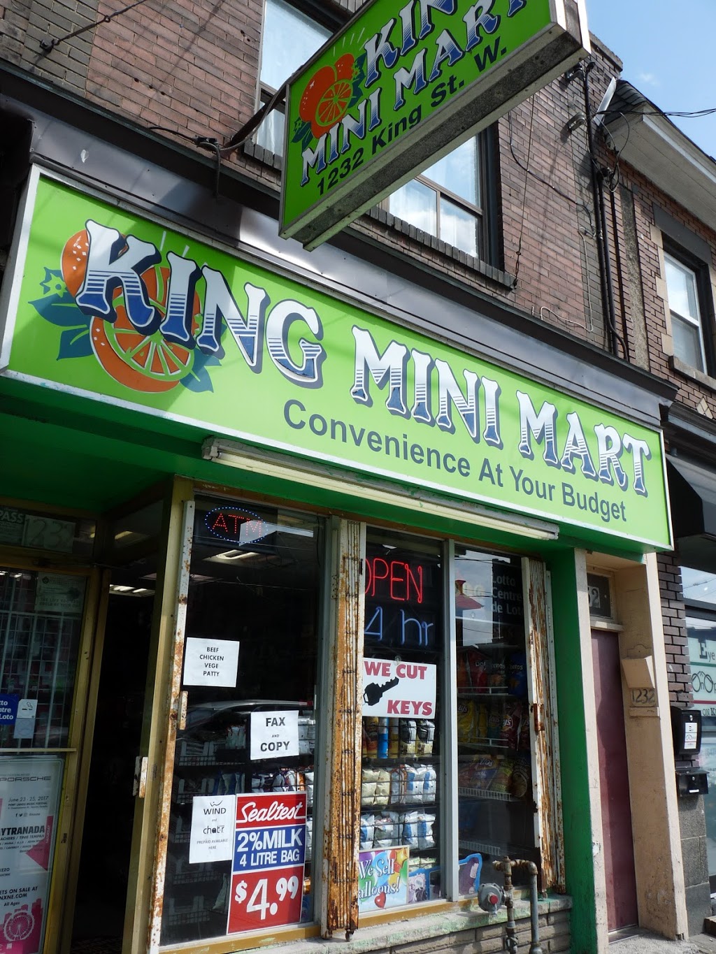 King Mini Mart | 1232 King St W, Toronto, ON M6K 1G4, Canada | Phone: (416) 531-5675