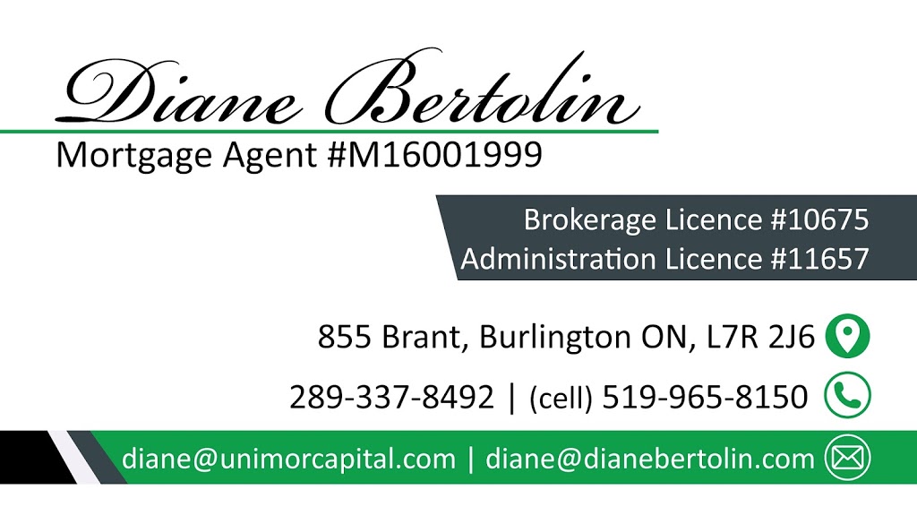 Diane Bertolin, Mortgage Agent | Upper Floor, 2100 Old Lakeshore Rd, Burlington, ON L7R 1E1, Canada | Phone: (289) 337-8492