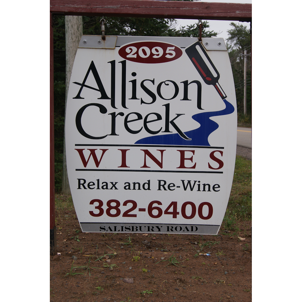 Allison Creek Wines | 2095 Salisbury Rd, Allison, NB E1G 4K8, Canada | Phone: (506) 382-6400