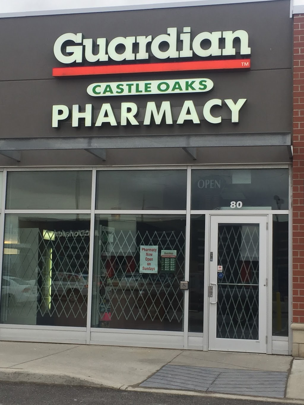 Guardian - Castle Oaks Pharmacy | 225 Castle Oaks Crossing, Brampton, ON L6P 3X3, Canada | Phone: (905) 794-2255