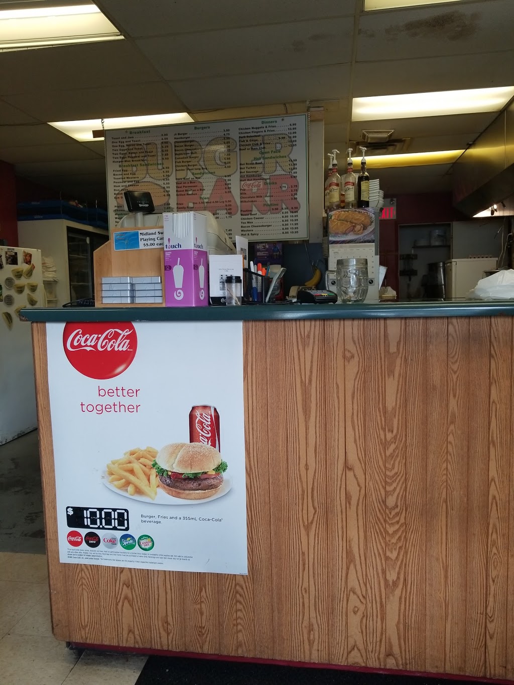 Burger Barr | 505 King St, Midland, ON L4R 3N5, Canada | Phone: (705) 527-6421