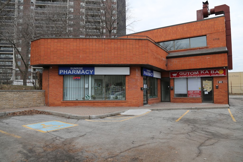 Sunrise Pharmacy | 3700 Kingston Rd, Scarborough, ON M1J 3H3, Canada | Phone: (416) 266-3000