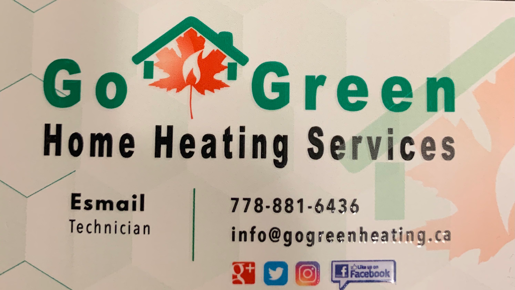 Go Green Home Heating Services | 9339 University Crescent #407, Burnaby, BC V5A 4Y1, Canada | Phone: (778) 881-6436