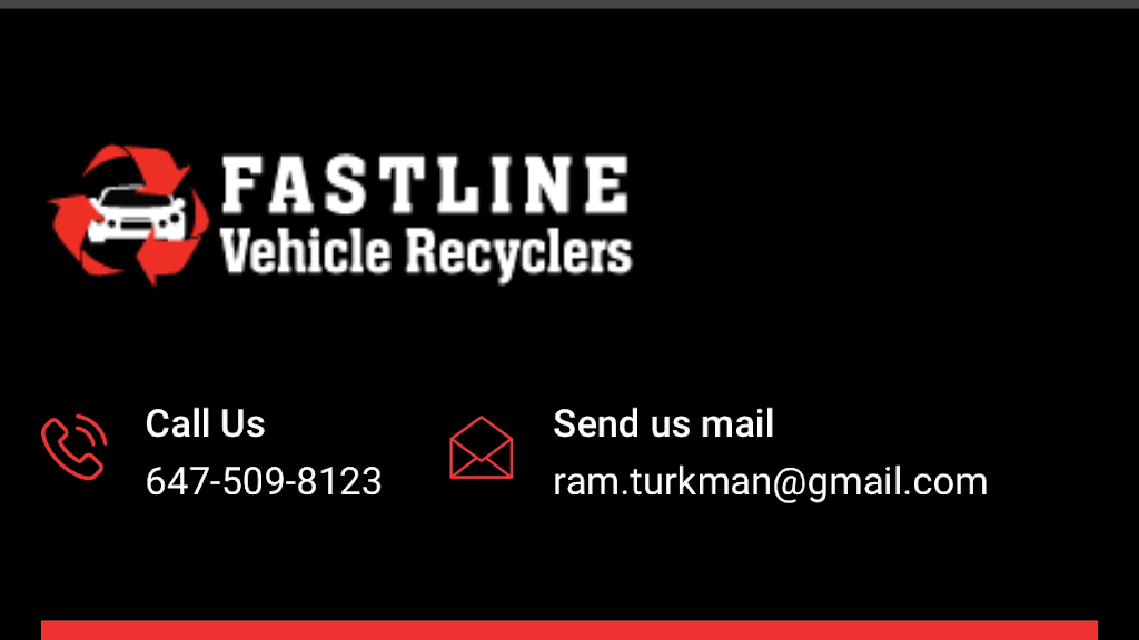 Fastline Vehicle Recyclers | 62 Heritage St, Bradford, ON L3Z 0X6, Canada | Phone: (647) 509-8123