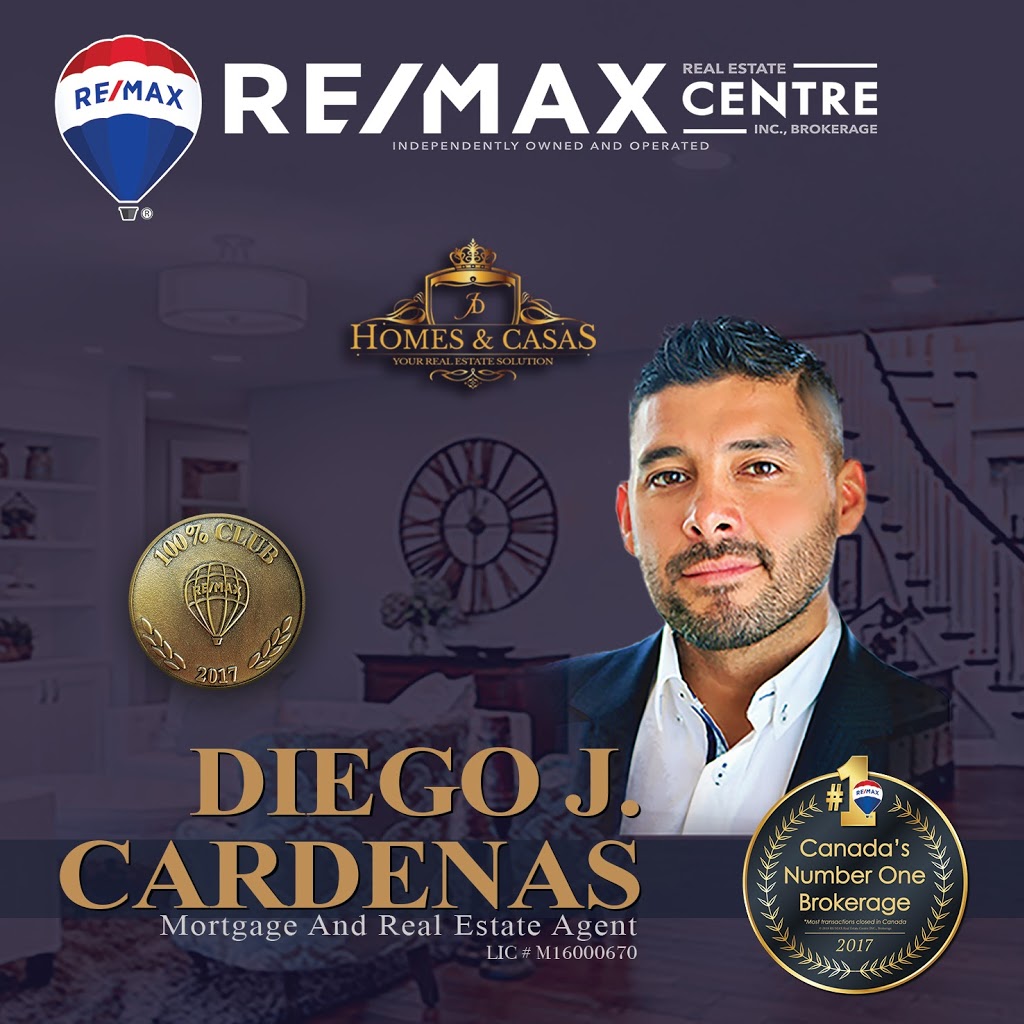 REMAX REAL ESTATE CENTRE INC. Diego J. Cardenas-Homes and Casas | 7070 St Barbara Blvd, Mississauga, ON L5W 0E6, Canada | Phone: (905) 795-1900