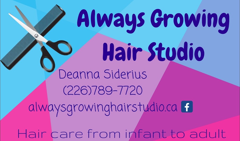 Always Growing Hair Studio | 145 Donegan St, Listowel, ON N4W 1Y4, Canada | Phone: (226) 789-7720