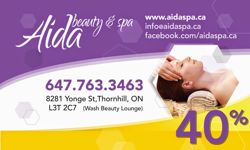 Aida Beauty & Spa | 8281 Yonge St, Thornhill, ON L3T 2C7, Canada | Phone: (647) 763-3463