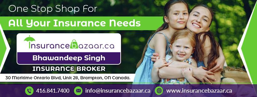 InsuranceBazaar.ca | 30 Maritime Ontario Blvd Unit: 28, Brampton, ON L6S 0E7, Canada | Phone: (416) 841-7400