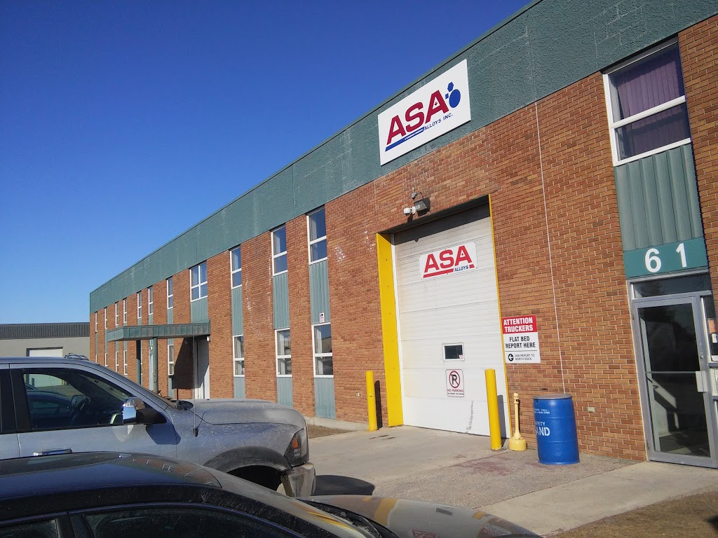 ASA Alloys - Winnipeg | 61 Paramount Rd, Winnipeg, MB R2X 2W6, Canada | Phone: (204) 953-1910