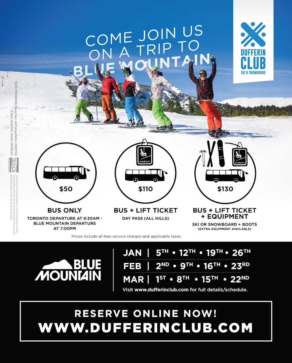 Dufferin Ski and Snowboard Club | 36 Jeffrey Ave, York, ON M6E 1S1, Canada | Phone: (647) 706-0922